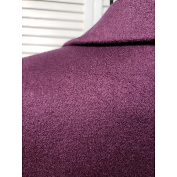 Vintage LL Bean Blazer Women's Size 8P Purple Wool Cashmere Blend Pockets Lined - Picture 6 of 14